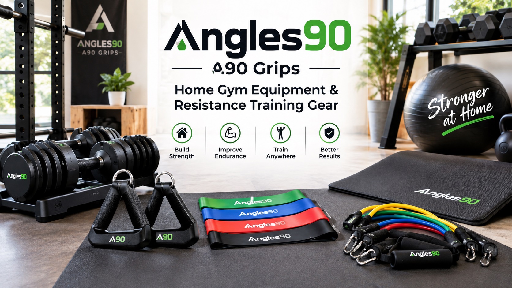 Angles90 A90 Grips home gym equipment and resistance training gear