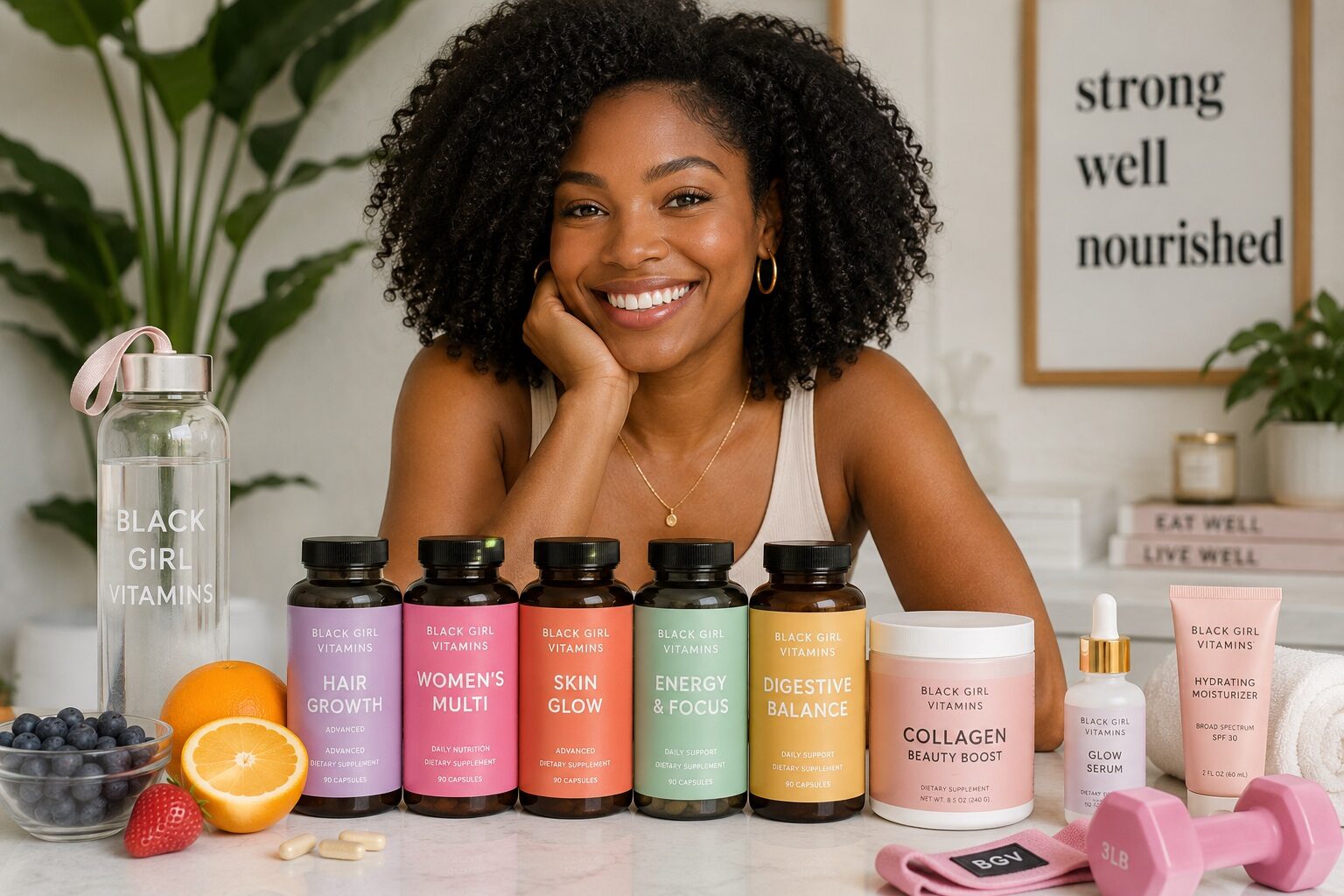 The Ultimate Black Girl Vitamins Guide: Find the Right Vitamins & Supplements for Your Wellness Goals